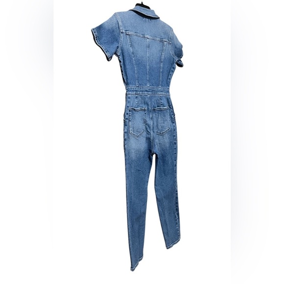 Good American Fit For Success Denim Jumpsuit Size M - Picture 11 of 15